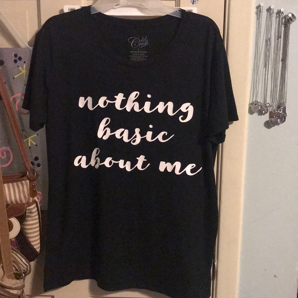 Black t shirt